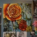 Abstract Oil Painting Flash Flowers Art Graffitti Tattoo art Rainbow large Lowbrow Drips Tattoo 2 ft by 2 ft " Fireflowers"