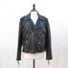Vintage Harley Davidson Soft Black Leather Motorcycle Biker Jacket Mens Size 42 M/L, Ladies L/XL