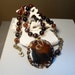 Carnelian Agate Necklace with Hand-Wired Carnelian Agate Pendant