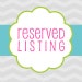 Reserved Listing - veronica (winter candyland collection)