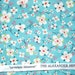 Alexander Henry fabric 'farmdale blossom' aqua FQ or more