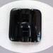 Vintage Black Plastic Buckle - Made in Czechoslovakia