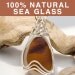 Amber Multi Sea Glass Jewelry Pendant, English Beach Glass