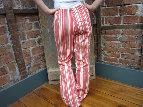 bell bottom pants striped