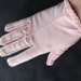 Vintage Pink Beaded Ladies Wrist Gloves