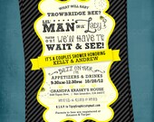 What will it BEE. Little Lady or Little Man. Gender Neutral Gender Reveal Baby Shower Invite. By Tipsy Graphics Il_170x135