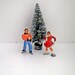Barclay Winter Skaters Lead Figures Christmas Holiday Toy Britains