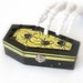 Halloween Coffin Box Decoupaged with Spiders Halloween Keepsake Box Halloween Decoration Black and Green Gothic Goth Box