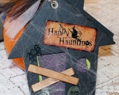 Halloween Scrapbook Album Halloween Mini Album Halloween Hostess Gift Halloween Party Prize Haunted House