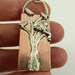 Angel Lulu Went Out On A Limb - Art Jewelry Pendant - Repurposed Sterling Silver, Copper, And PMC - 840