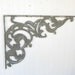 Vintage Shabby Bracket Cast Metal Architectural Scroll Work