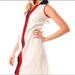 Miss Americana Mid-Century Red White and Blue Shift Dress--M