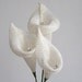 SALE Lot of 3 Sinamay Calla Lilies - Ivory WAS 8.00 NOW 6.00