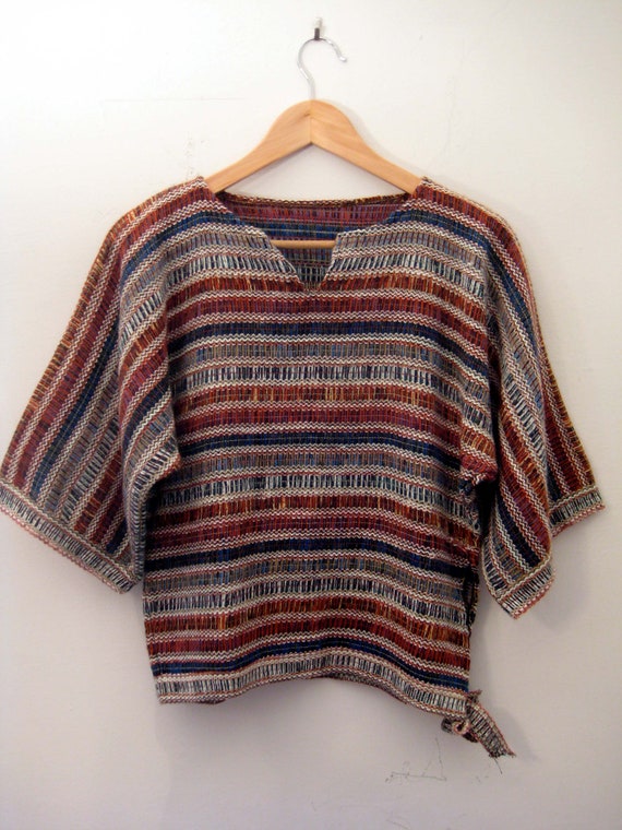 You and your woven sweater hand woven by TheWildsVintageShop