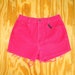 Vintage Denim Cut Offs - 90s Bright Hot Almost NEON Pink Jean Shorts - High Waisted Cut Off/Frayed Short Shorts - Size 12