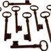 Antique Skeleton Key for Steampunk Art, Steampunk Supplies, Rusty Old Key