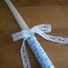10% OFF--LAST CHANCE--Ribbon and Lace--Customizable 12- or 15-inch Wedding or Baptismal Candle