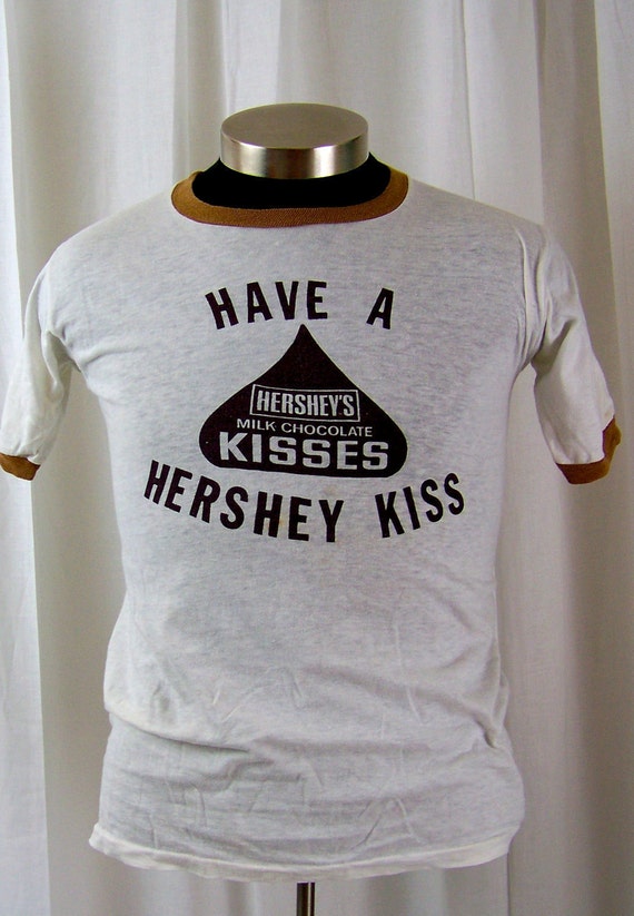 Vintage 1970s Hershey's Kiss t shirt