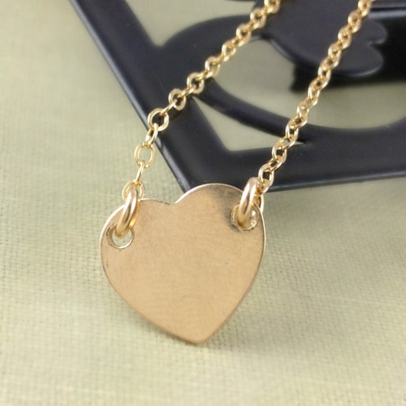 Charlize Theron Replica Gold Heart Necklace by anatoliantaledesign