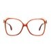 Transparent Red Vintage Eyeglasses - Silhouette