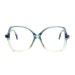 Silhouette - transparent blue / green vintage Eyeglasses
