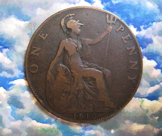 1910 United Kingdom Bronze Coin One Penny King Edward VII 1910-10-pf-coin-explorer-ngc