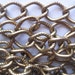 3 feet, Vintage Large 13mm x 11mm Link Bronze Chain