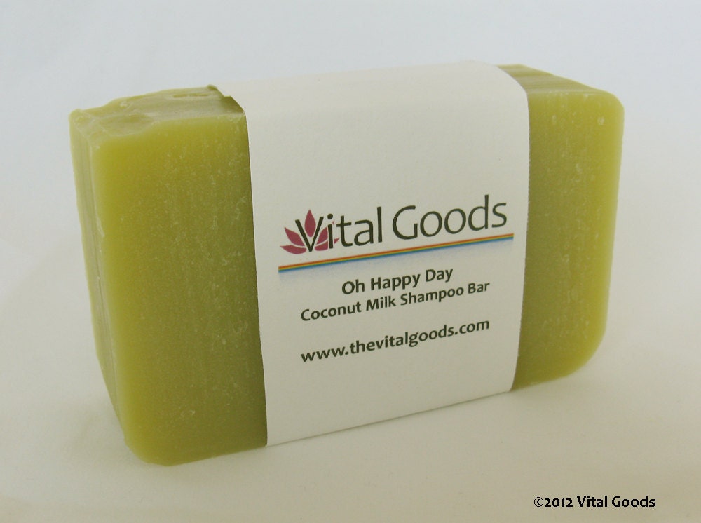 Oh Happy Day Coconut Milk Dreadlock Shampoo Bar VEGAN