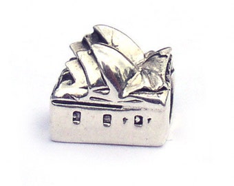 Sydney Opera House Sterling Silver Landmark Charm Bead LM014