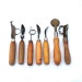 Vintage Tools Seven Fruit Peelers Pitters Corers Pie Wheel Wood Handles Instant Collection