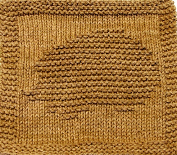 Knitting Cloth Pattern - HEDGEHOG - PDF