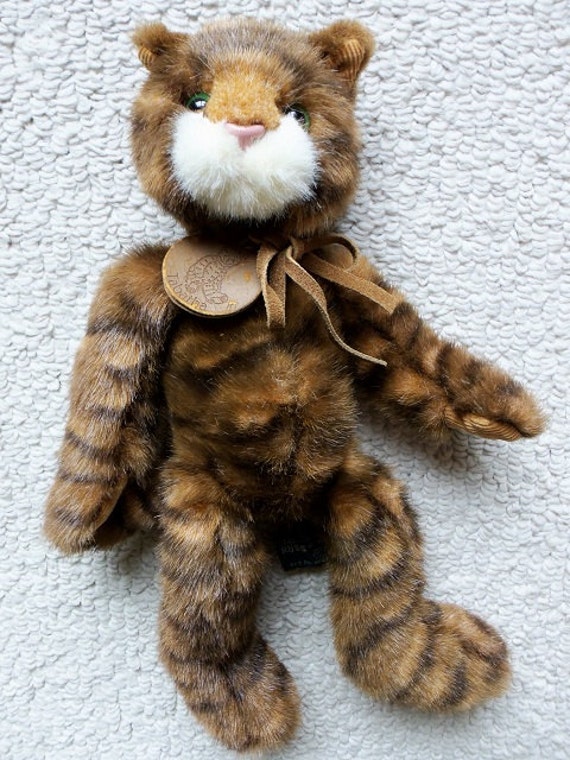 Vintage RUSS Tabatha Plush Cat/Kitten 12 Brown