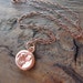 Rose gold necklace with retriever charm, 100% donation to ANIMAL RESCUE