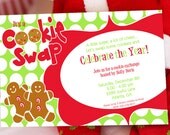 Cookie Swap Christmas Party Invitation -- Cookie Exchange Invitation- Gingerbread by Amanda's Parties To Go Il_170x135