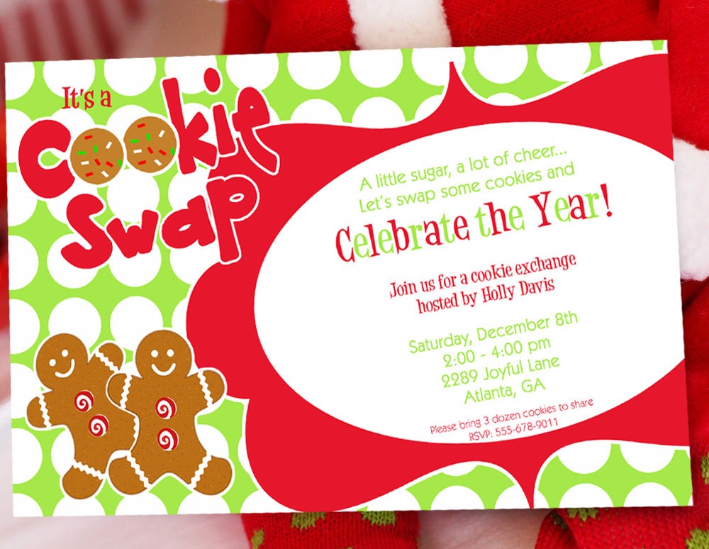 Cookie Party Invitation Wording 5