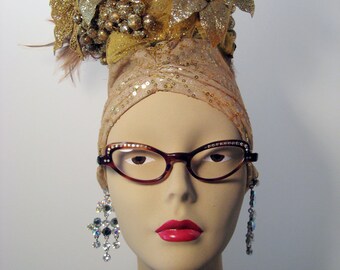 Vintage 1950s / 1960s Rhinestone Cat Eye Eyeglass Frames