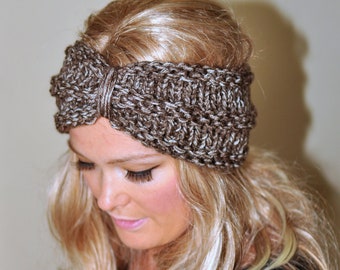 head pattern button wrap with crochet closure knit Warmers Knitted wrap crochet headband ear head Ear Turban Pattern