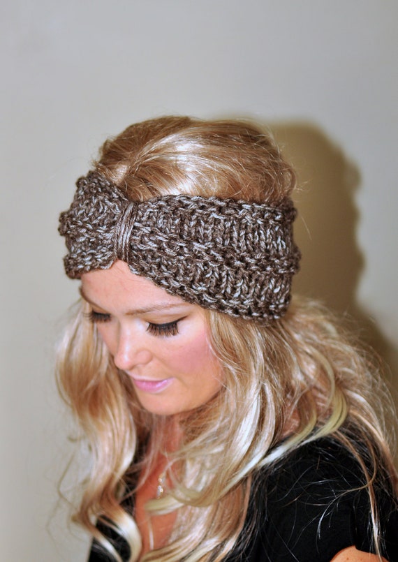 Download Turban Headband Crochet Head wrap Knit ear warmer Earwarmer