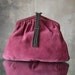 Clutch 60s Italian Pink Suede