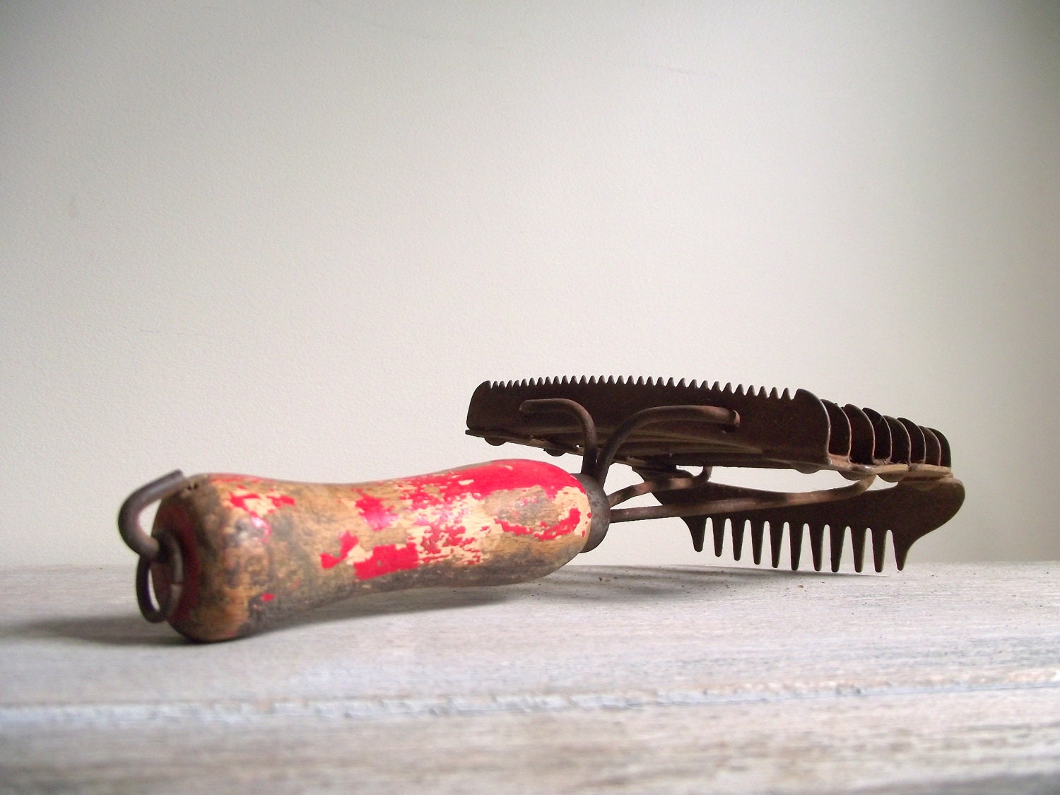 Horse Curry Comb Vintage Equestrian Grooming Tool Farmhouse