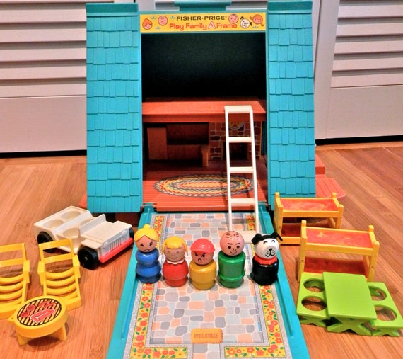 Fisher Price AFrame House by LittleCityVintage on Etsy