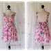 A Party Limited - Special For Spring Summer Cocktail Party Beach Sundress Deep Back Bow Tie Swing Skirt Sweet Romance Dress