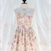 LAST ONE A Lovely Queen - Romance Strapless Cocktail Dress Party Dress Wedding Bridesmaid Dress Prom Dress Floral Dress US 0-4