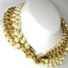 Vintage Signed Carolee Necklace Choker, Six Strand
