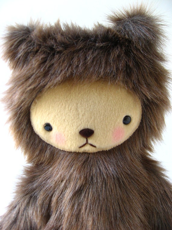 mocha bear plush