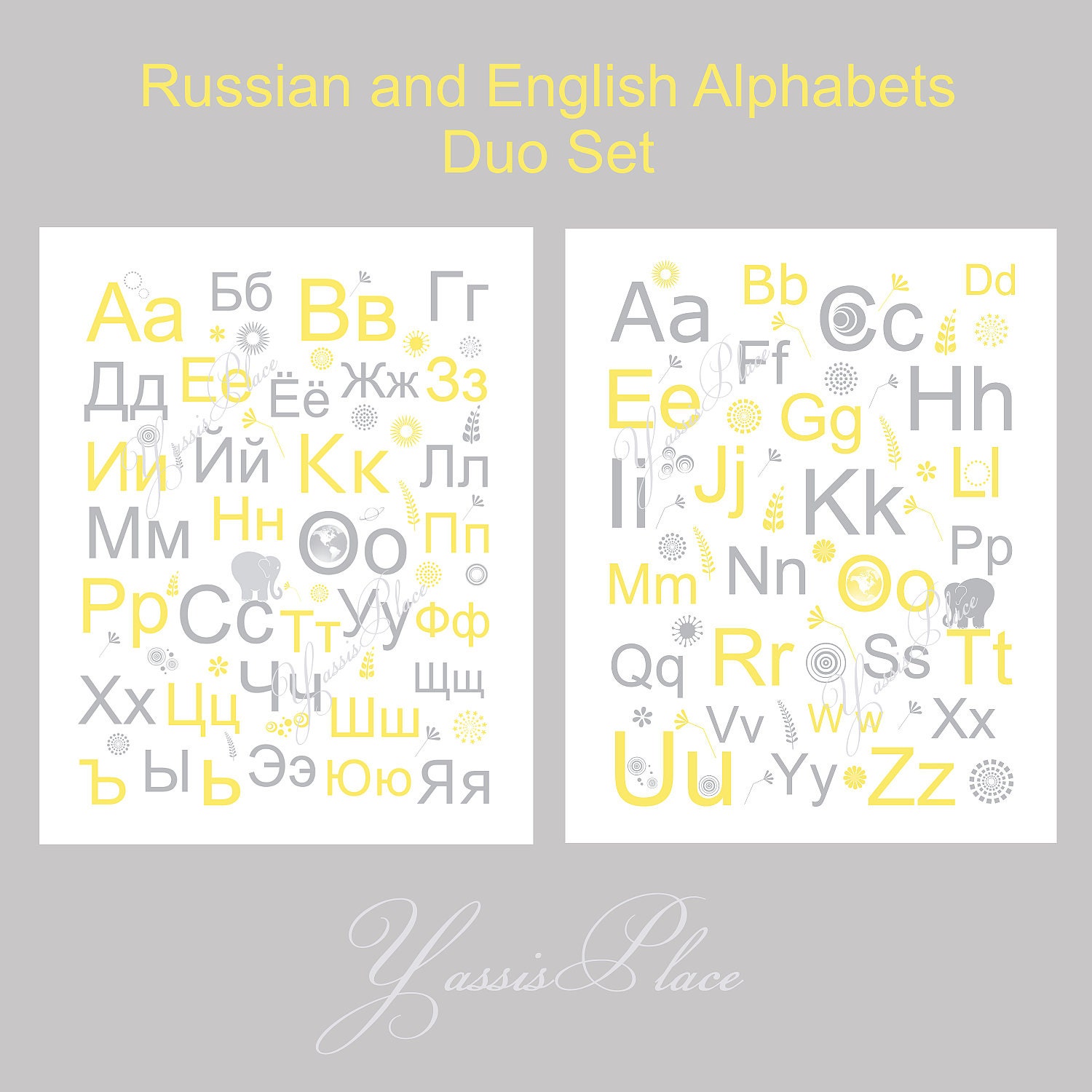 Russian Alphabet And Not 93