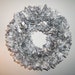 SALE Vintage Book Upcycled Paper Wreath 10" Cookies n Cream OOAK