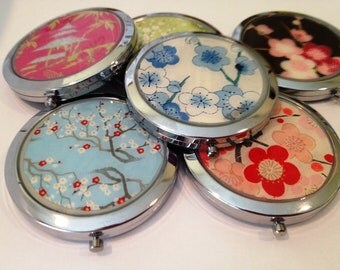 Compact Mirrors for the BRIDAL PARTY. Custom made to order