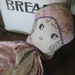 Vintage Handmade CLOTHESPIN Clothes Pin Holder Sock Fot Line Stuffed Doll Embroidered Face
