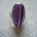 PURPLE BOTSWANA Agate STERLING Silver Ring Size 10
